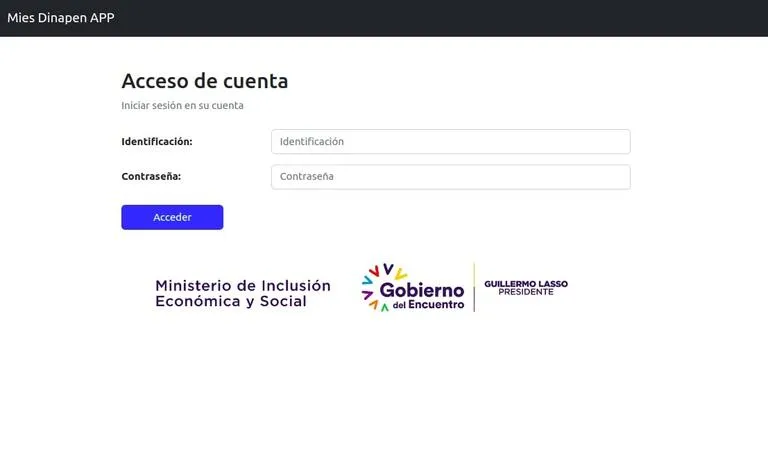 Web app for Mies-Dinapen